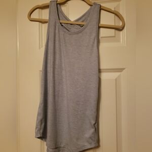 Womans Light Blue Athleta Athletic Tank Top With Cut Out Back Size Xs